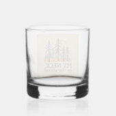 Mijn nek van de Bossen Whisky bril Glas (Achterkant)