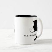 Mijn Nemesis, de Villainous Comma Tweekleurige Koffiemok (Voorkant rechts)