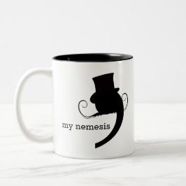 Mijn Nemesis, de Villainous Comma Tweekleurige Koffiemok