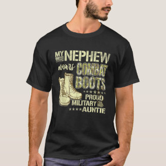 Mijn Nephew draagt gevechtsbots die hun hond pakke T-shirt