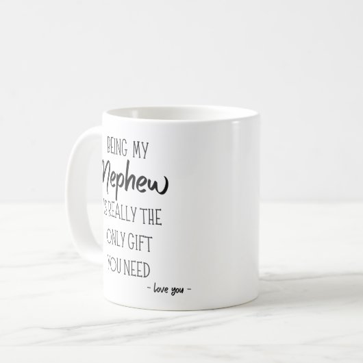 Mijn Nephew zijn is echt het enige cadeau dat je n Koffiemok (Voorkant links)