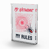 Mijn netwerk, mijn regels, grappige IT Fotoblokken (Rechts)