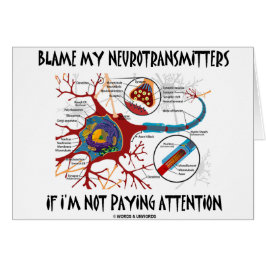 Mijn neurotransmitters de schuld geven als ze geen