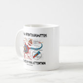 Mijn neurotransmitters de schuld geven als ze geen koffiemok (Voorkant links)