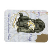 Mijn Newfoundland Ate mijn Lesson Plan Magneet (Horizontaal)