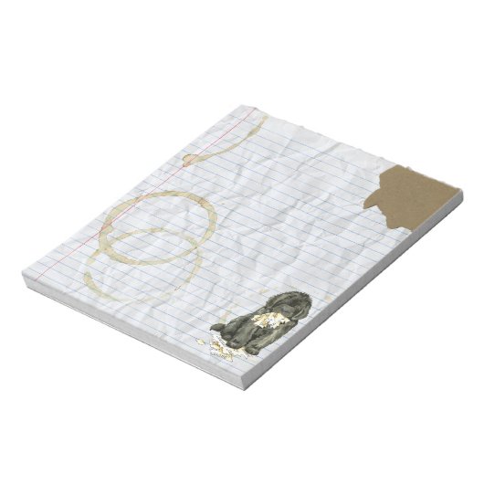 Mijn Newfoundland Ate mijn Lesson Plan Notitieblok (Linkerzijde)