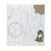 Mijn Newfoundland Ate mijn Lesson Plan Notitieblok (Voorkant)