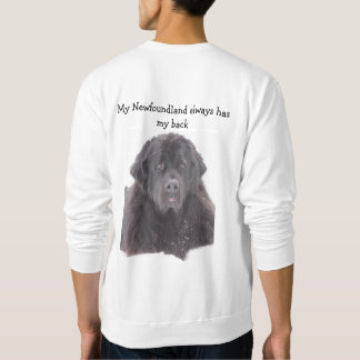 Mijn Newfoundland heeft altijd mijn achterkleding Trui