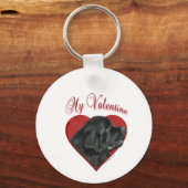 Mijn Newfoundland Valentijn Sleutelhanger (Voorkant)