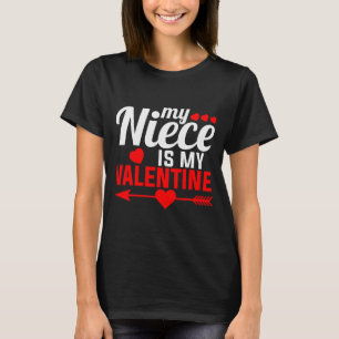 Mijn nicht is mijn Valentijn Matching Familie Grap T-shirt