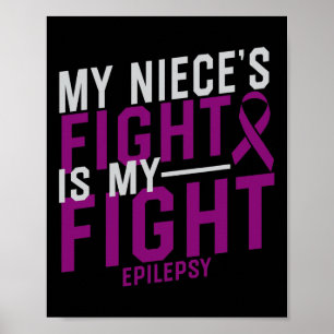 Mijn nichtjes gevecht is mijn anti-epilepsiegerthe poster