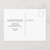 Mijn nieuwe adres Pioen Bloemen Bewegende aankondi Aankondigingskaart (Achterkant)