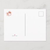 Mijn nieuwe adres verhuisde Beach Ocean Zee Aankondigingskaart (Achterkant)