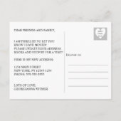 Mijn nieuwe Home Photo Moving Aankondiging (Achterkant)