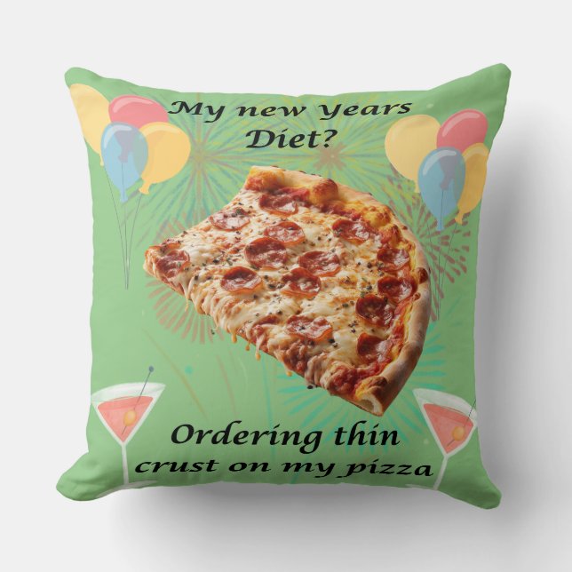 Mijn nieuwe jaren dieet? kussen (Voorkant)