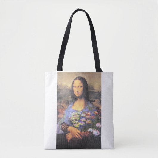 Mijn nieuwe jurk - Mona Lisa in een Monet Tote Bag (Voorkant)