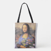 Mijn nieuwe jurk - Mona Lisa in een Monet Tote Bag (Achterkant)