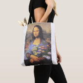 Mijn nieuwe jurk - Mona Lisa in een Monet Tote Bag (Dichtbij)