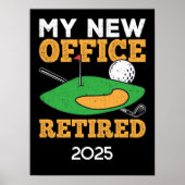 Mijn nieuwe Kantoor: 202x gepensioneerd Poster (Voorkant)