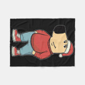 Mijn Nieuwe Karakter Is Een Chill-guy Meme Grappig Fleece Deken (Voorkant (Horizontaal))