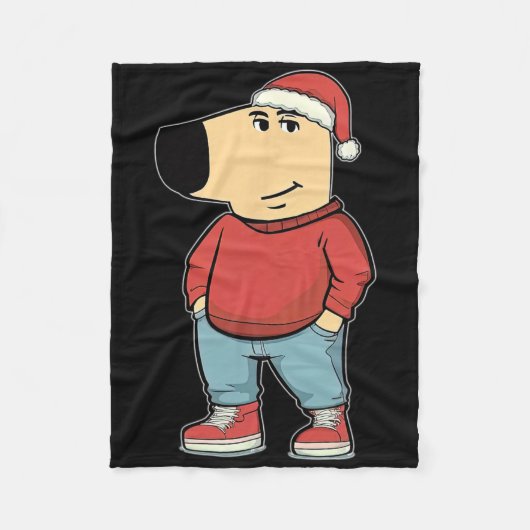 Mijn Nieuwe Karakter Is Een Chill-guy Meme Grappig Fleece Deken (Voorkant)