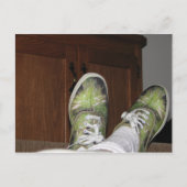 MIJN NIEUWE KEDS! BRIEFKAART (Voorkant)