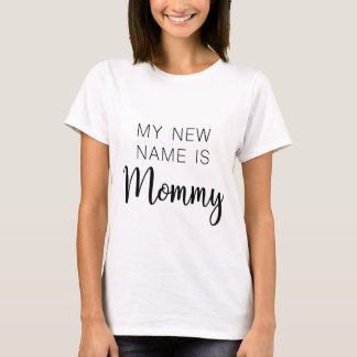 Mijn nieuwe naam is mama - Funny Mam T-shirt