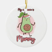 Mijn nieuwe naam is mama keramisch ornament (Voorkant)