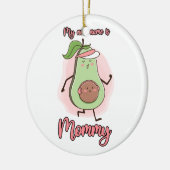 Mijn nieuwe naam is mama keramisch ornament (Links)