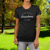 Mijn nieuwe naam is oma op Black T-Shirt