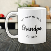 Mijn nieuwe naam is opa opa. koffiemok