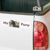 Mijn nieuwe Pony Bumpersticker (Op Truck)