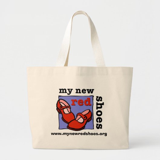 Mijn nieuwe Red Shoes Canvas tas (Voorkant)