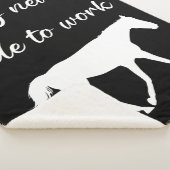 Mijn nieuwe ride om te werken door Paard Funny Sherpa Deken (3/4)