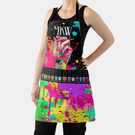 Mijn NIEUWSTE Manicure Nail Technician Schort (Insitu)