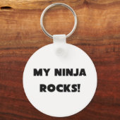 MIJN Ninja ROCKS! Sleutelhanger (Voorkant)