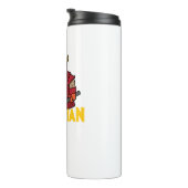 Mijn Niveau 9 Barbarie slaat uw eervolle student o Thermosbeker (Geroteerd rechts)