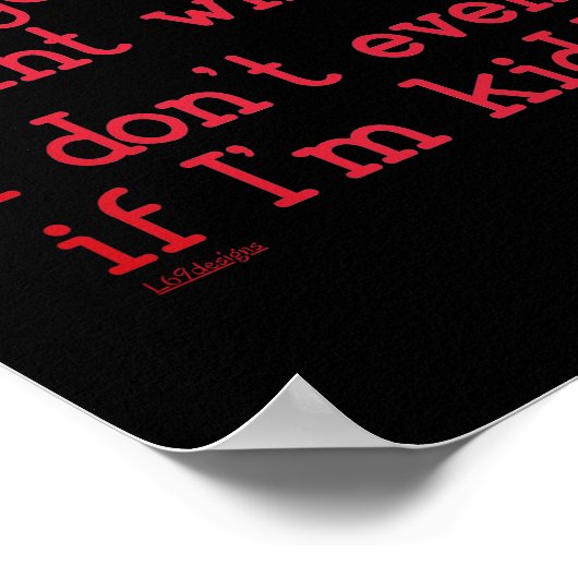 MIJN NIVEAU VAN SARCASM... grappig sarcastisch Poster (Hoek)