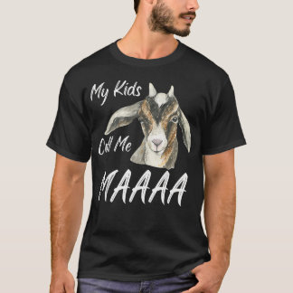 Mijn noem me Maaa grappige geit Moeder T-shirt