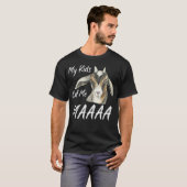 Mijn noem me Maaa grappige geit Moeder T-shirt (Voorkant volledig)