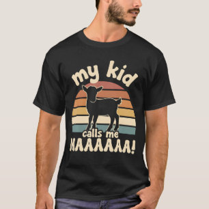 Mijn noem me mah grappige geit t-shirt