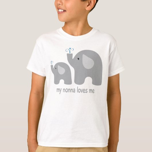 Mijn nonna houdt van me - Elephant Shirt voor kind (Voorkant)