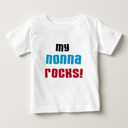 Mijn Nonna Rocks T-shirts en geschenken (Voorkant)