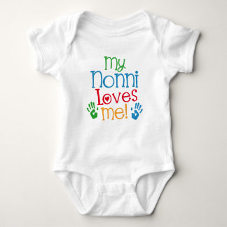 Mijn Nonni houdt van me Grandchild Gift Romper