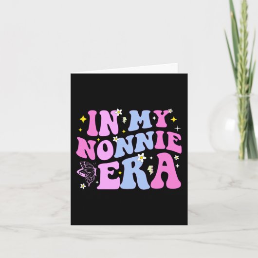 Mijn Nonnie Era Groovy Moederdag Kaart (Voorkant)