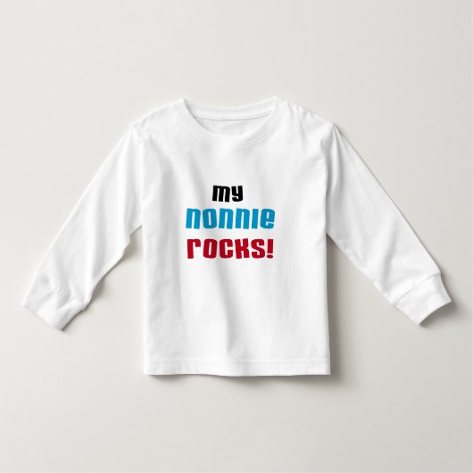 Mijn Nonnie Rocks t-shirts en geschenken (Voorkant)