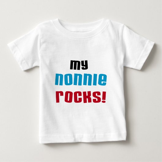 Mijn Nonnie Rocks t-shirts en geschenken (Voorkant)