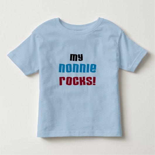 Mijn Nonnie Rocks t-shirts en geschenken (Voorkant)