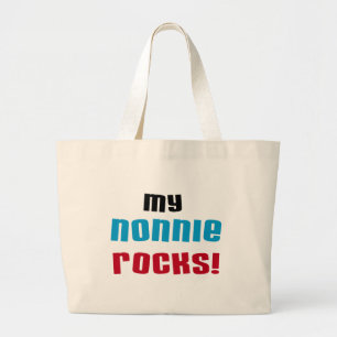 Mijn Nonnie Rocks t-shirts en geschenken Grote Tote Bag
