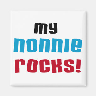 Mijn Nonnie Rocks t-shirts en geschenken Magneet